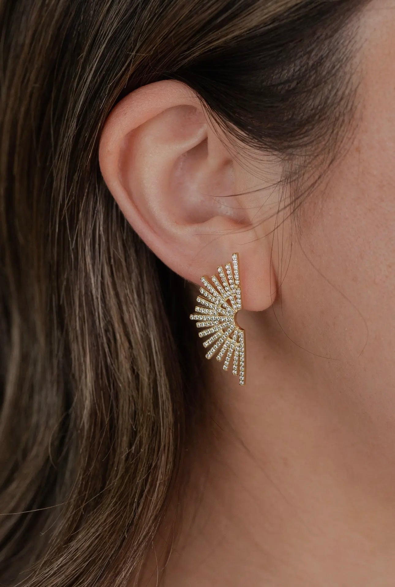 Celestial Sunburst Earrings
