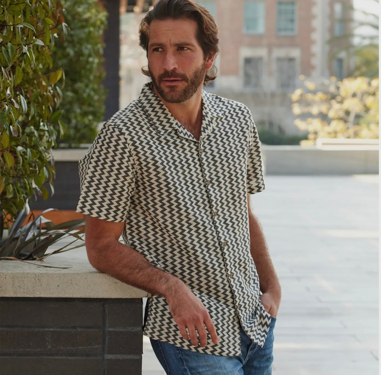 Samson Textured Knit Resort Shirt
