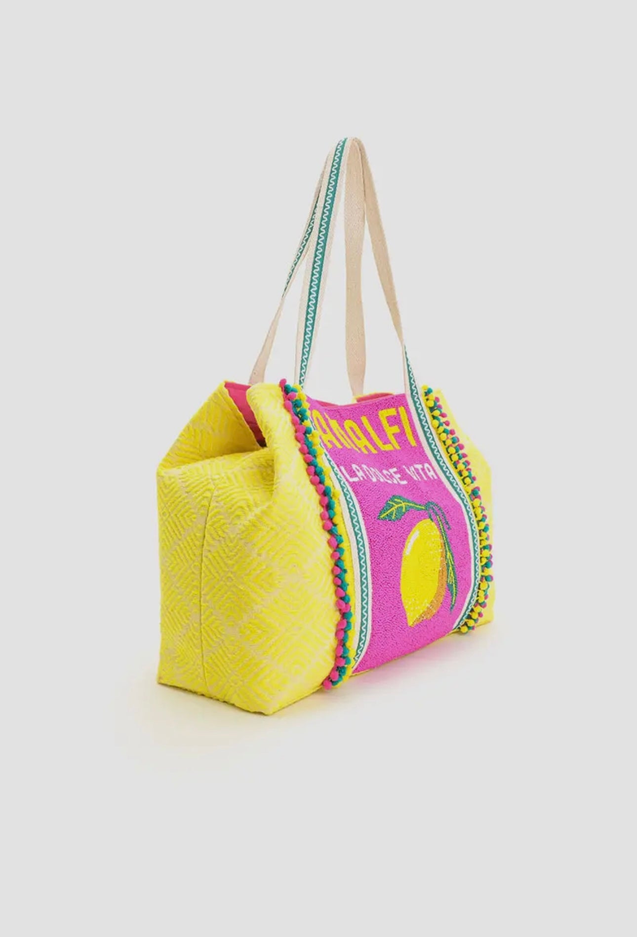 Amalfi Oversized Beaded Tote