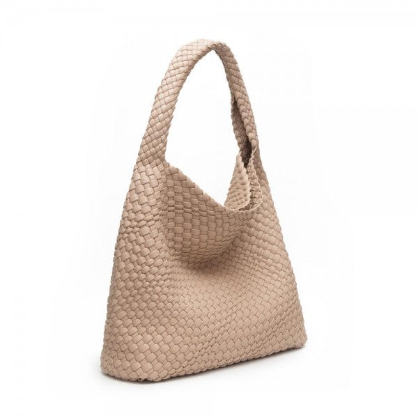 Woven Shoulder Tote