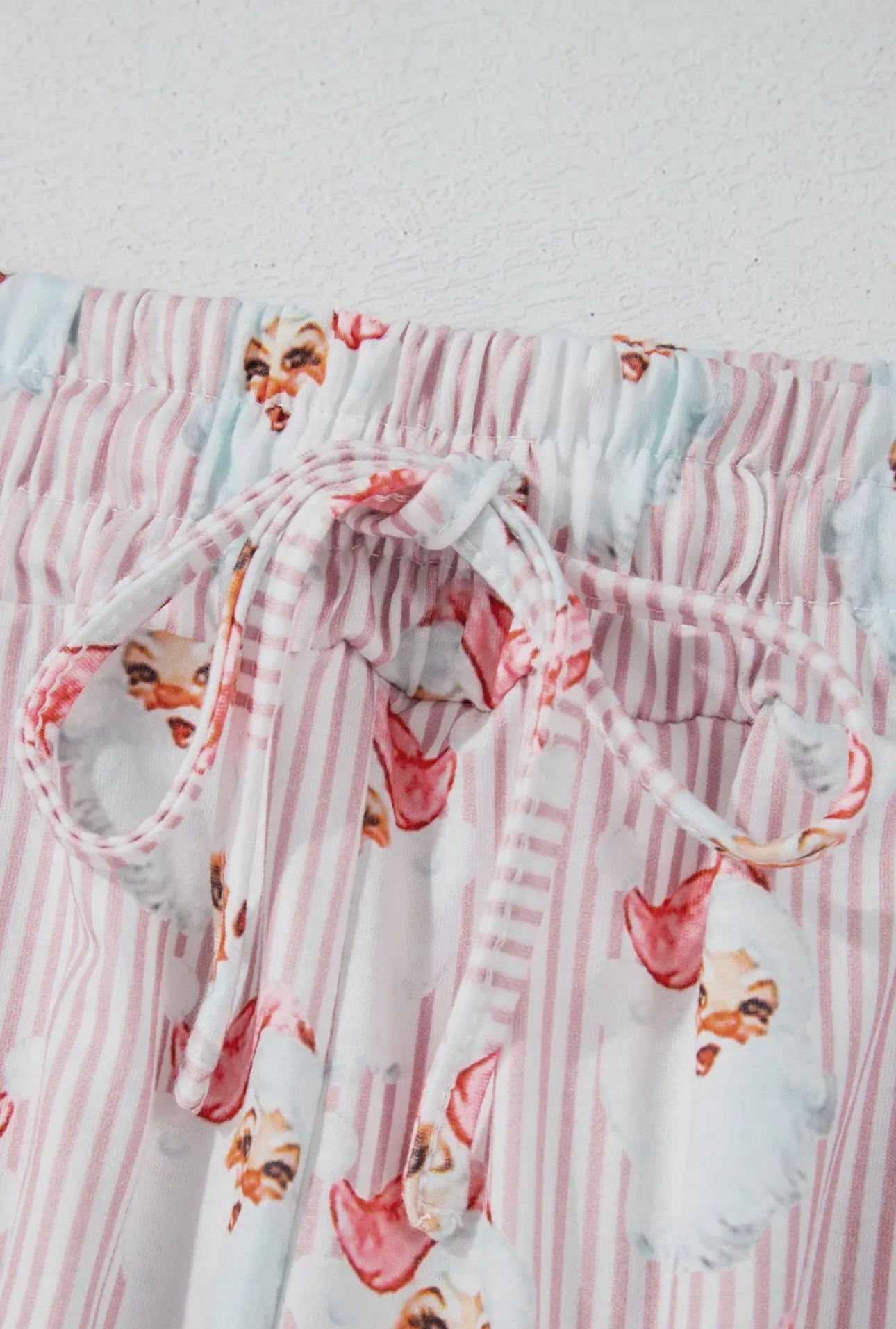 Old Fashioned Santa Striped Pajamas