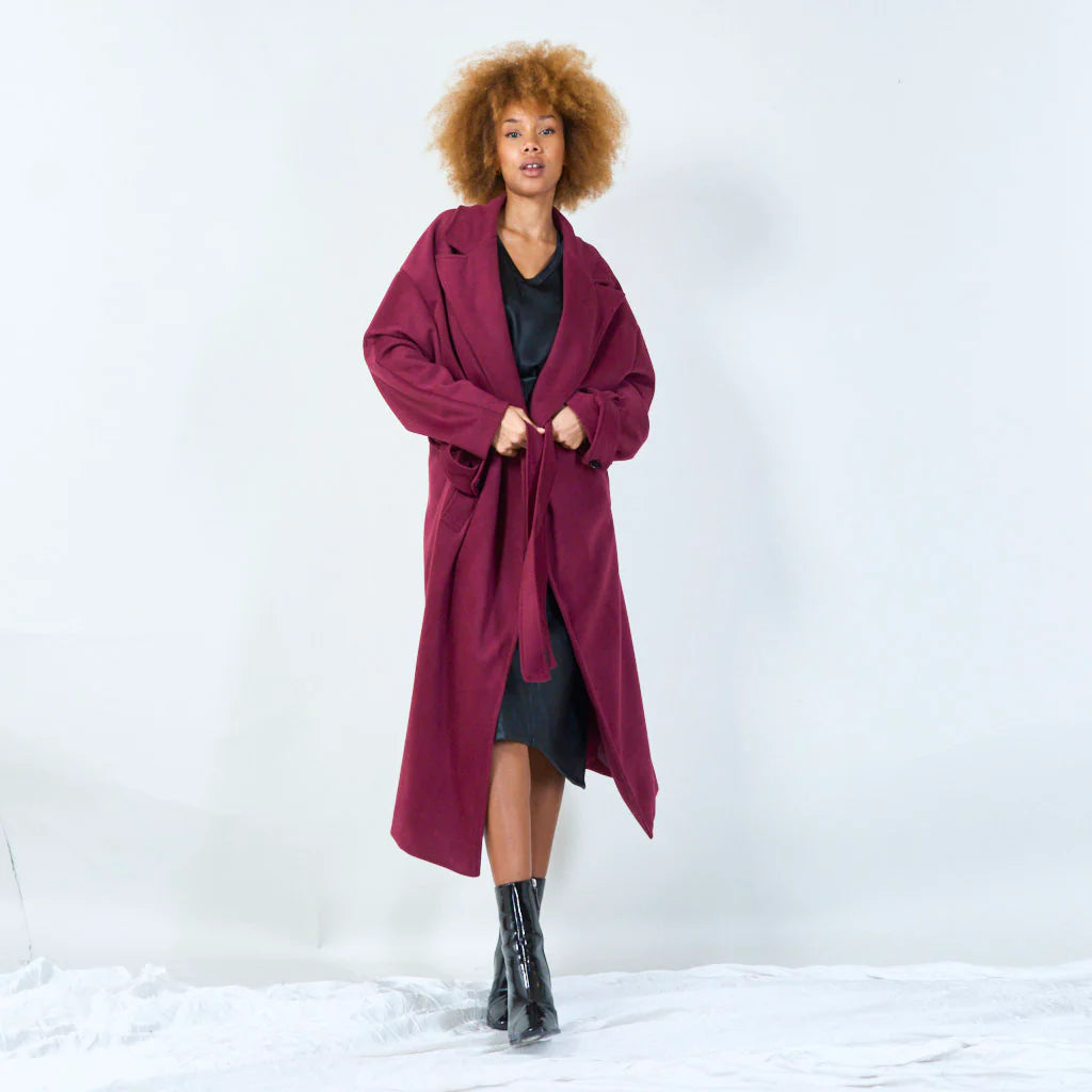 Take Me to Italy Wool Trench