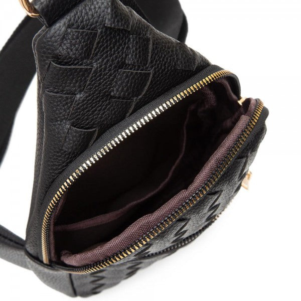 Basketweave Sling Bag