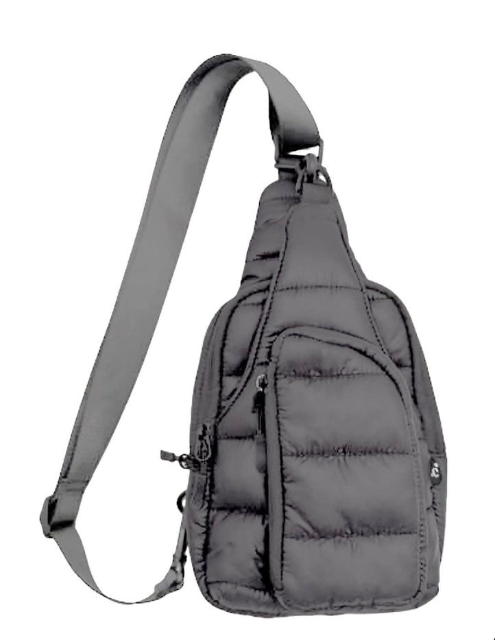 Puffer Crossbody Sling Bag