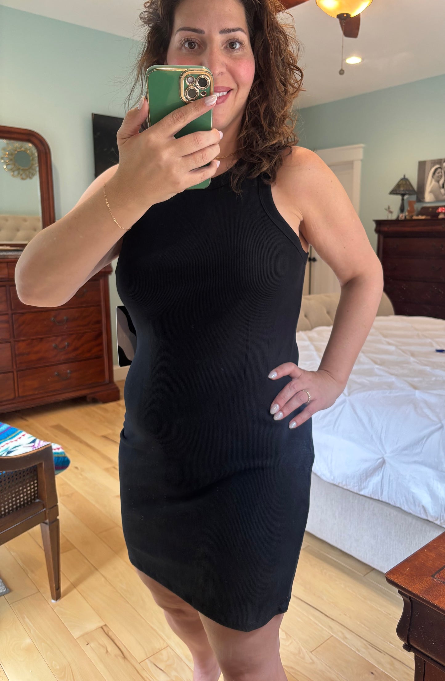 Ribbed Stretch Bodycon Dress