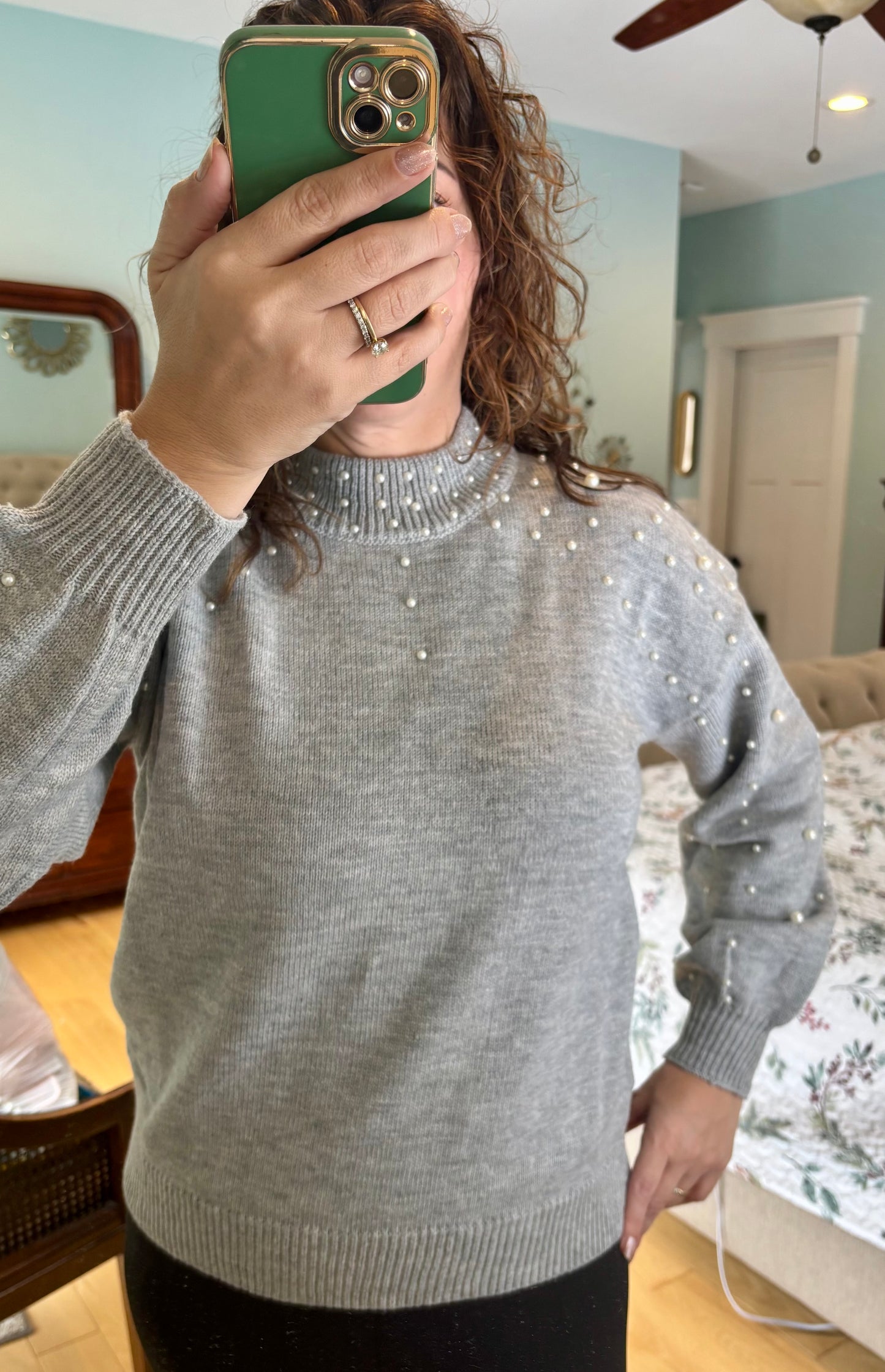 Pearls Everywhere Sweater