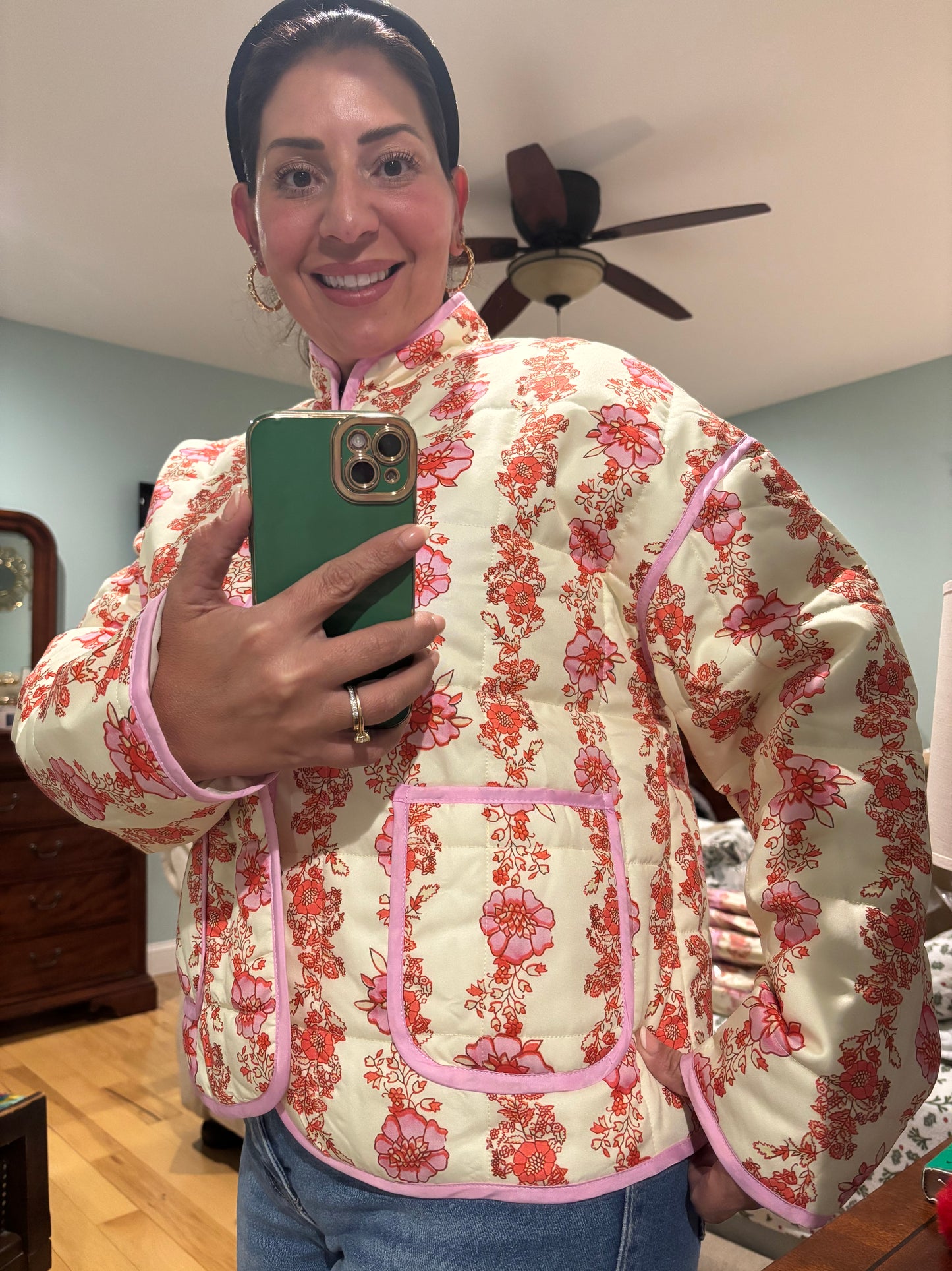 Floral Quilted Jacket