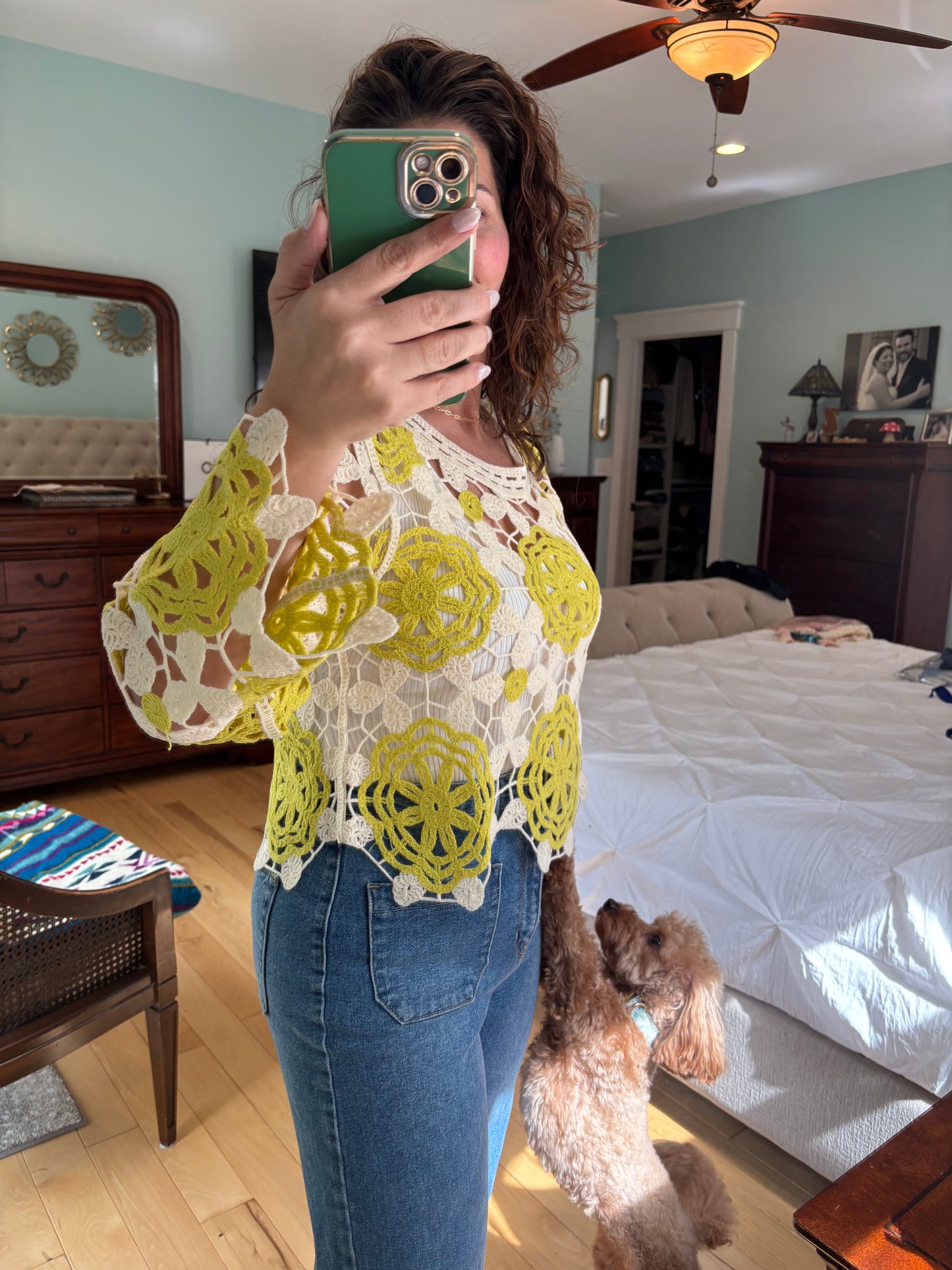 Limelight Crochet Top