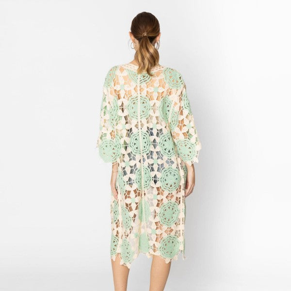Crocheted Open Duster