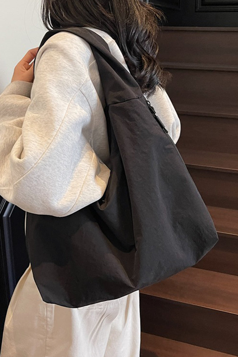 Slouchy Nylon Hobo Bag
