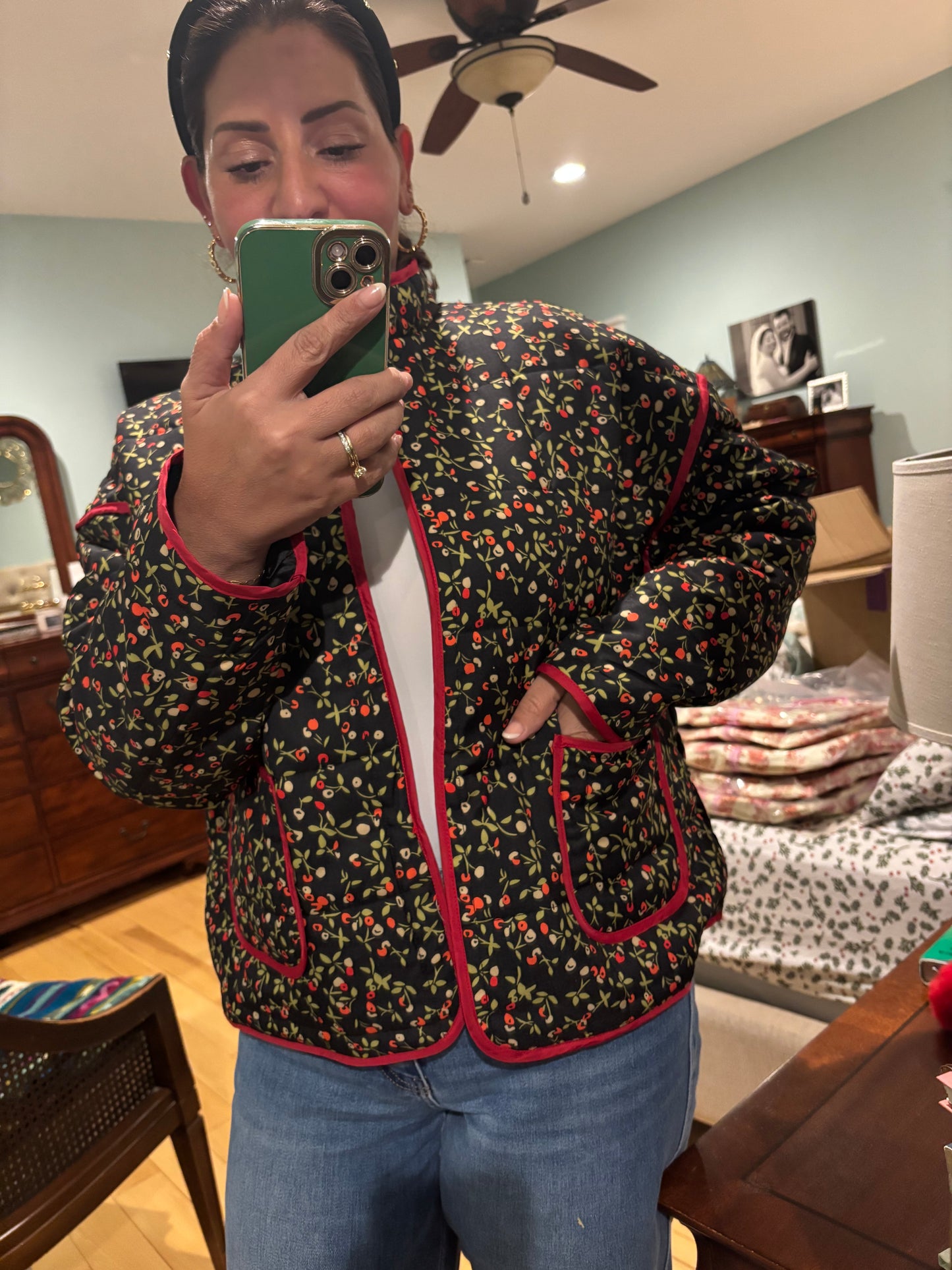 Floral Quilted Jacket