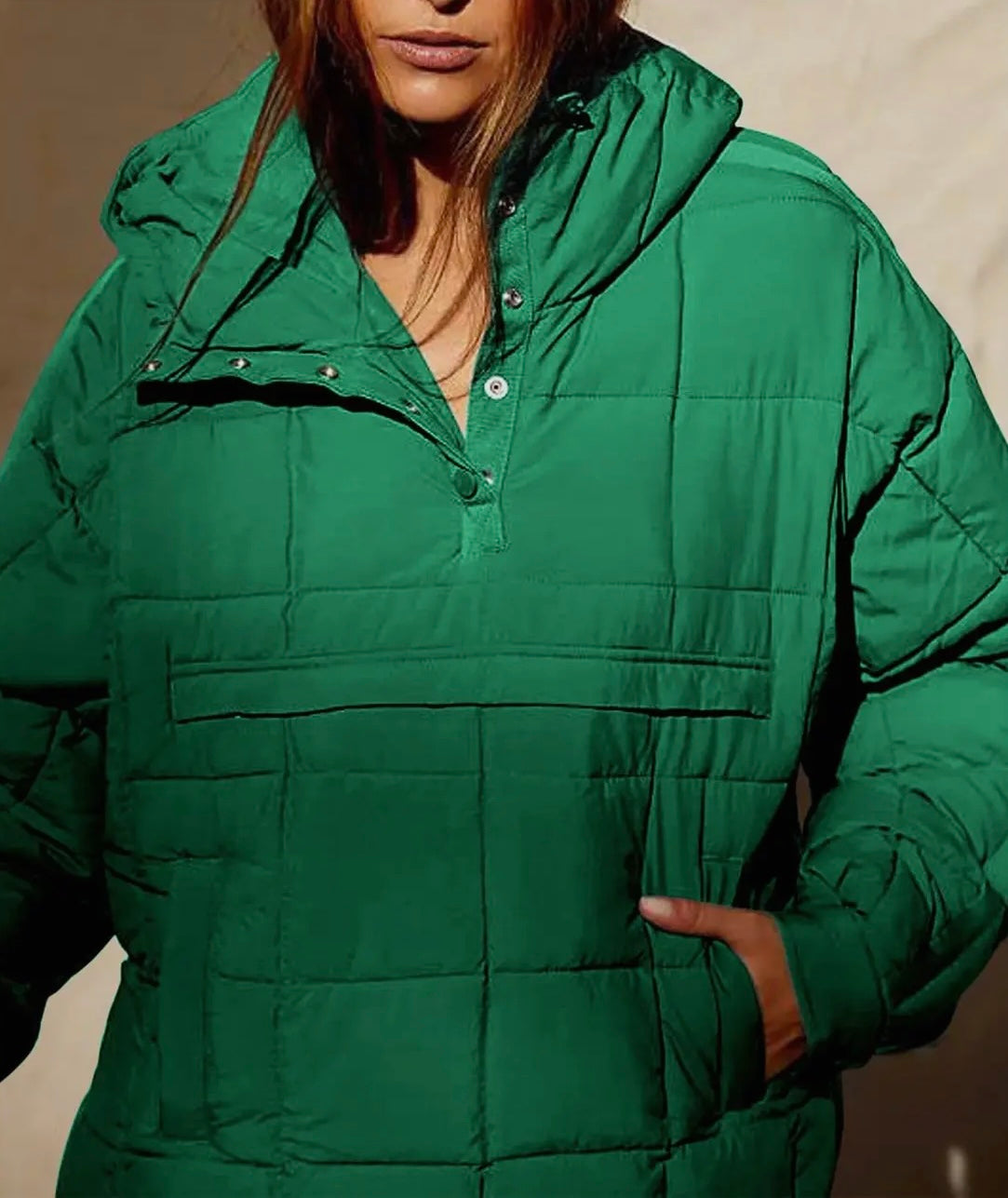 Puffer Pullover Jacket