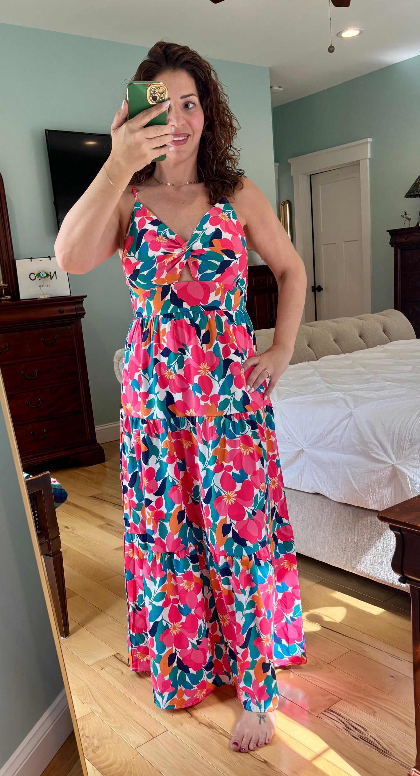 Floral Tiered Maxi Dress - Last One!