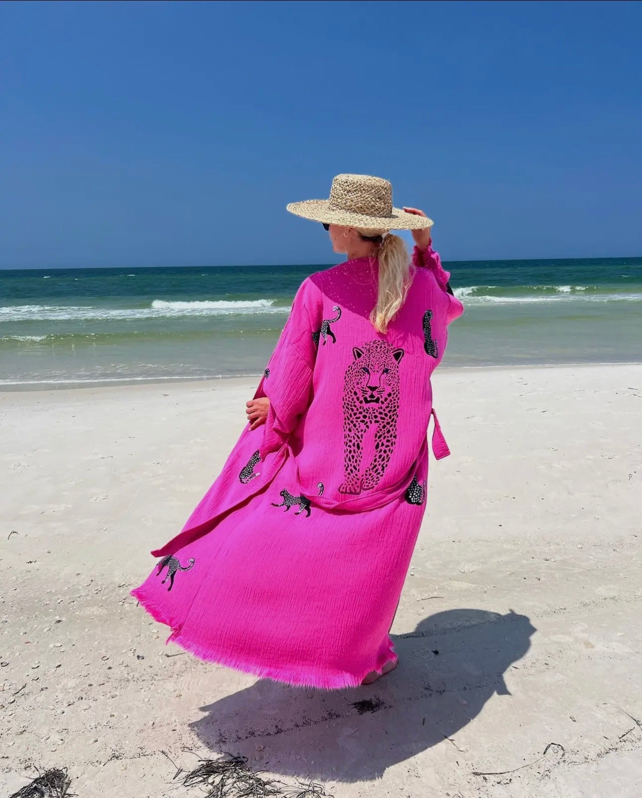 Turkish Cotton Fringe Kaftan