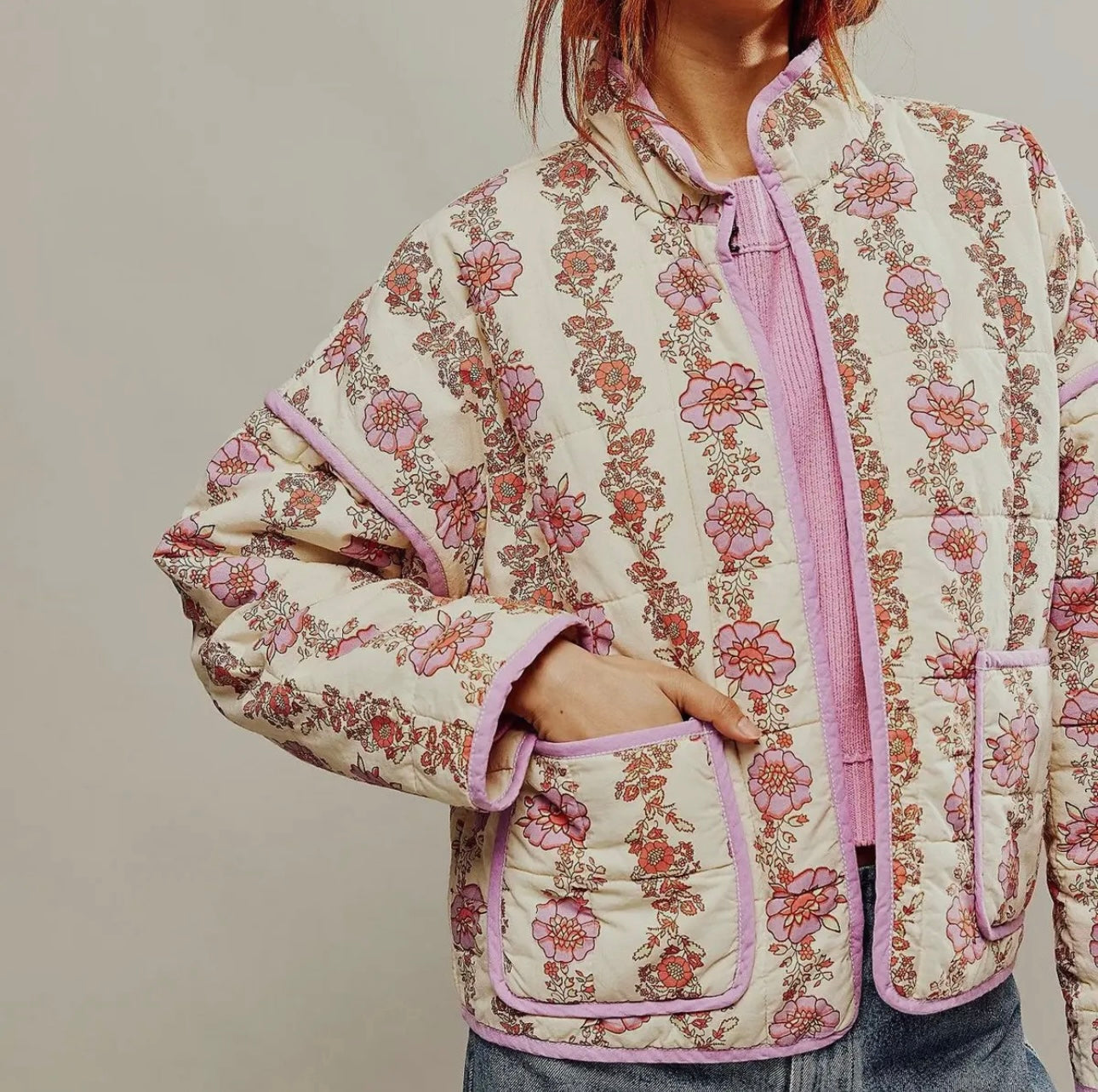 Floral Quilted Jacket