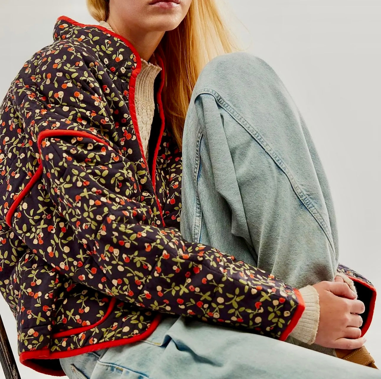 Floral Quilted Jacket