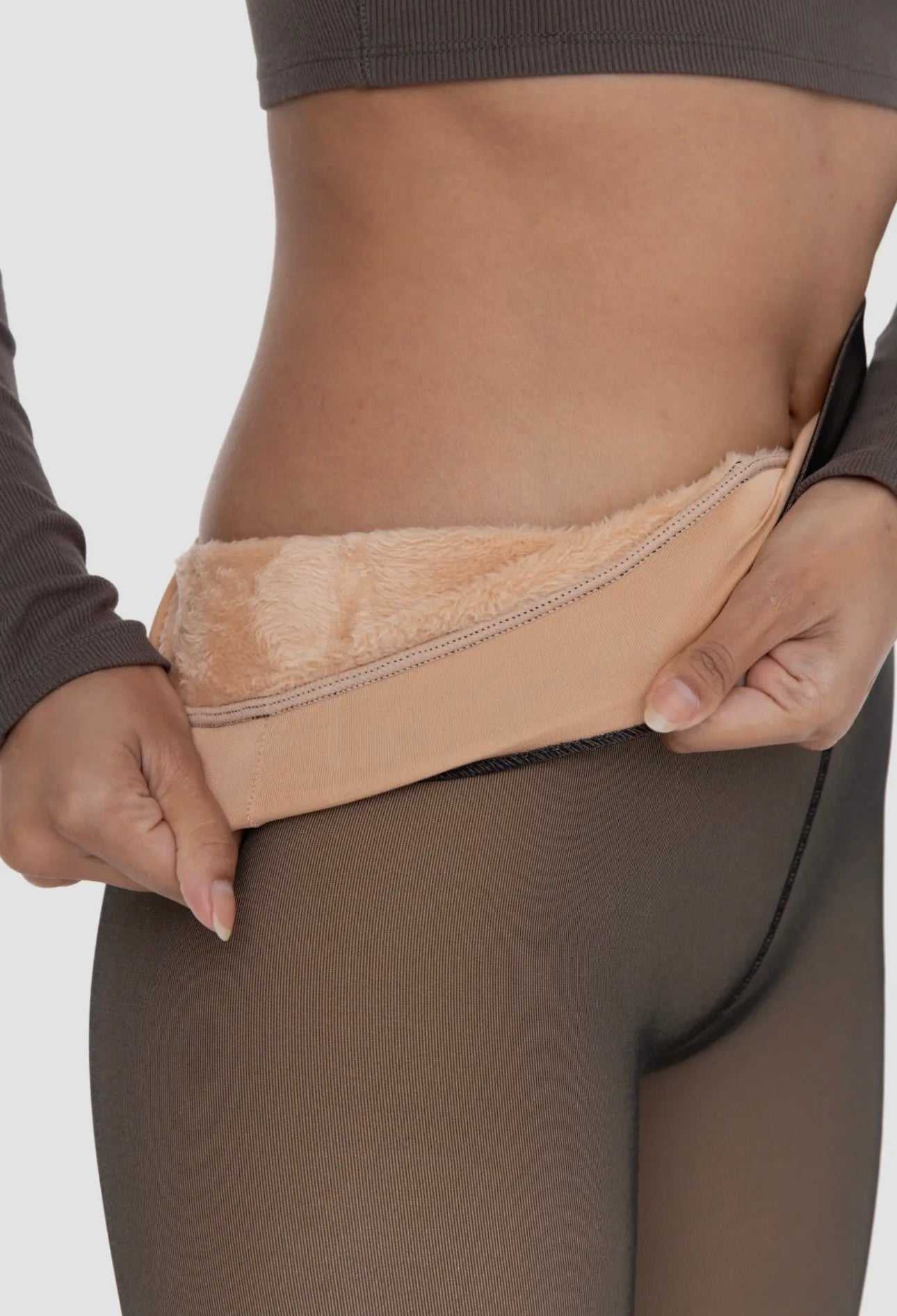 Viral No Show Fleece Lined Leggings - Last Pair!