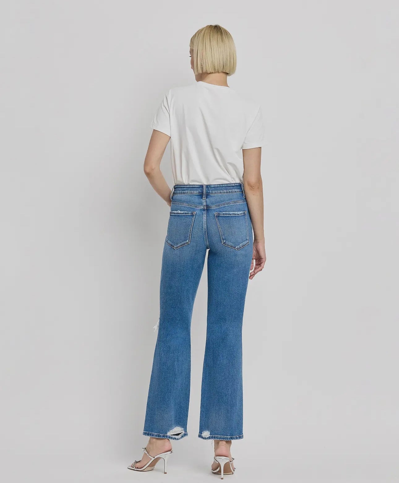 Flying Monkey Gladden Wide Leg Ankle Jeans