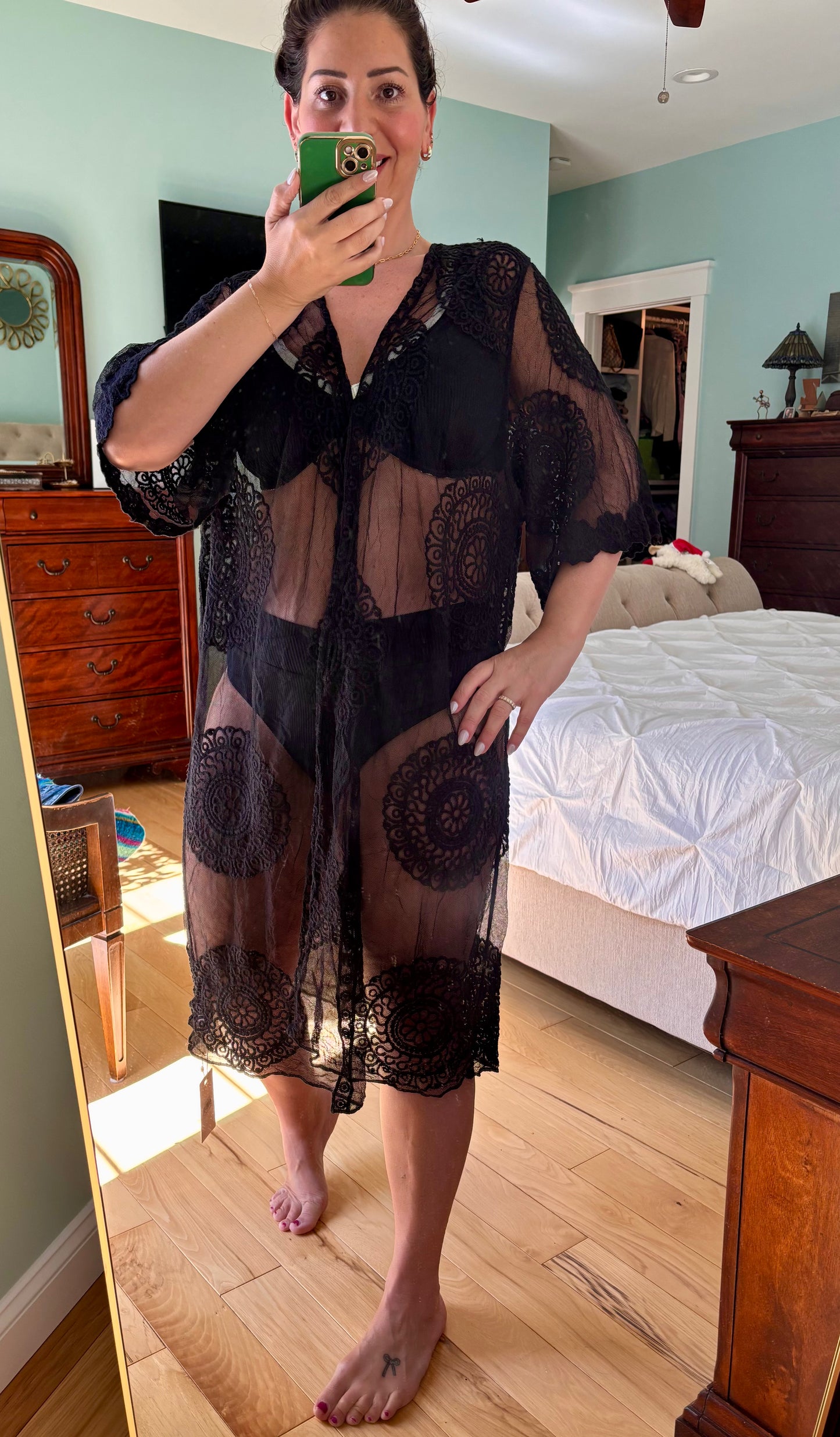 Black Lace Overlay