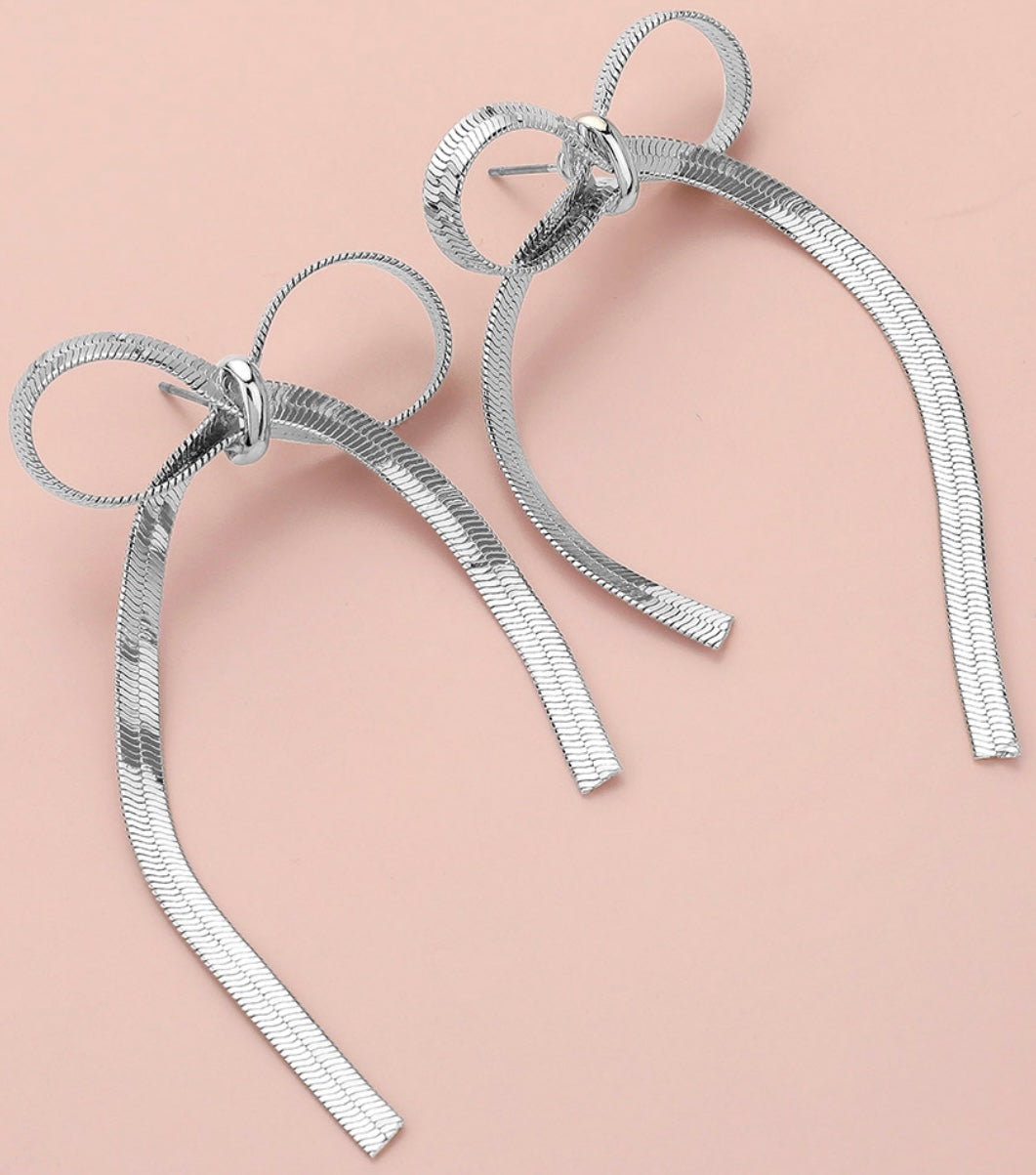 Oversized Bow Earrings