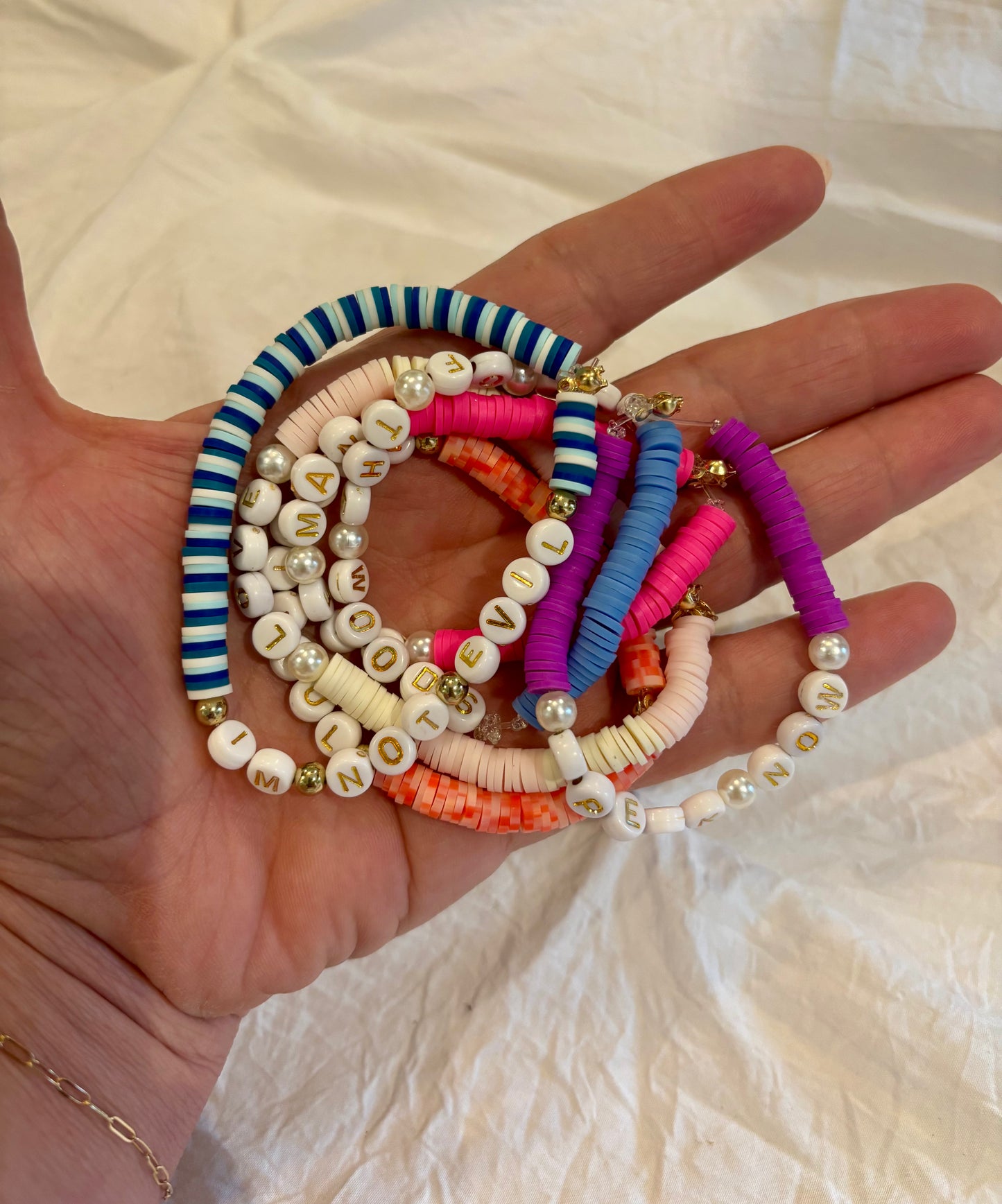 Maddie’s Handmade Clay Bead Bracelets
