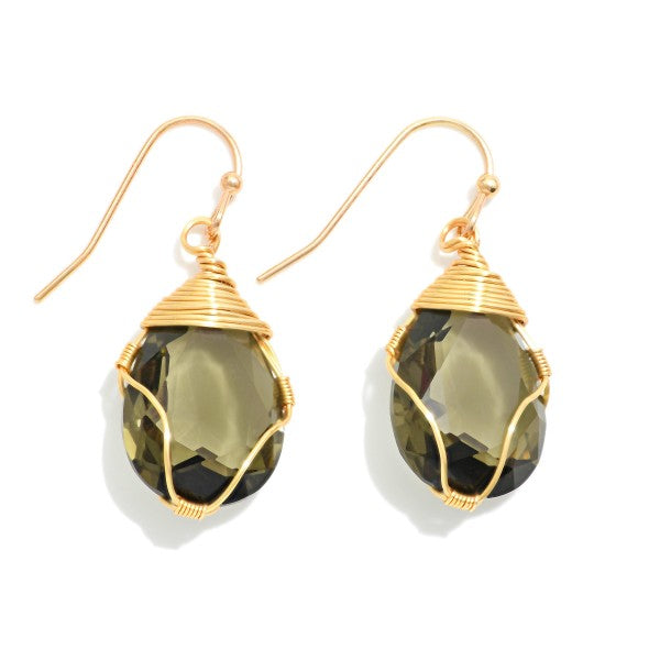 Drop Crystal Earrings