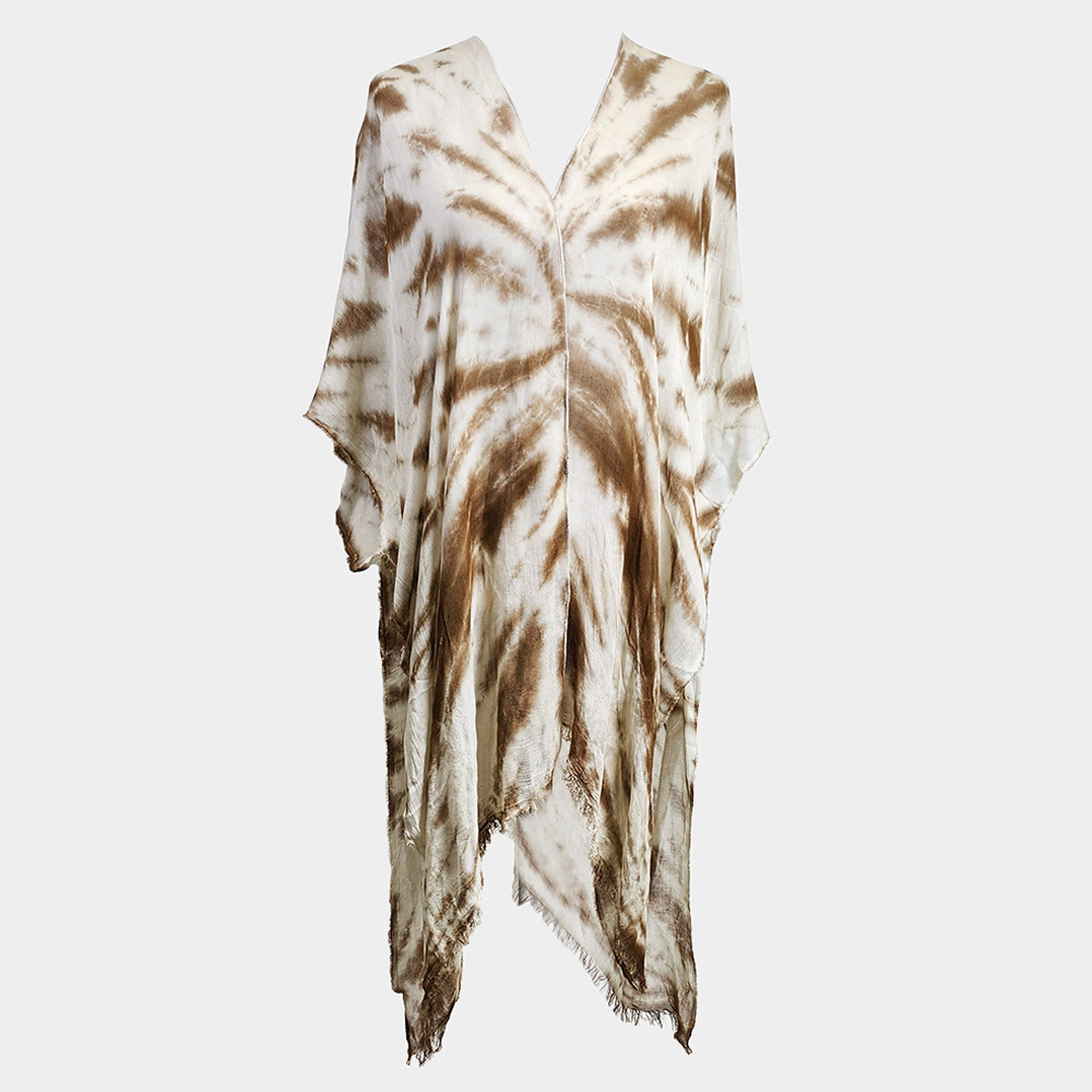 Caramel Tie Dye Coverup