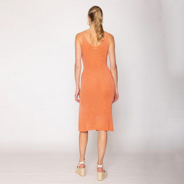 Sheer Metallic Woven Coverup - One Size
