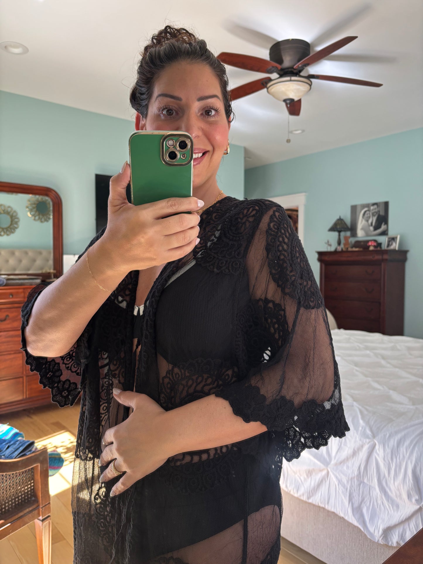 Black Lace Overlay