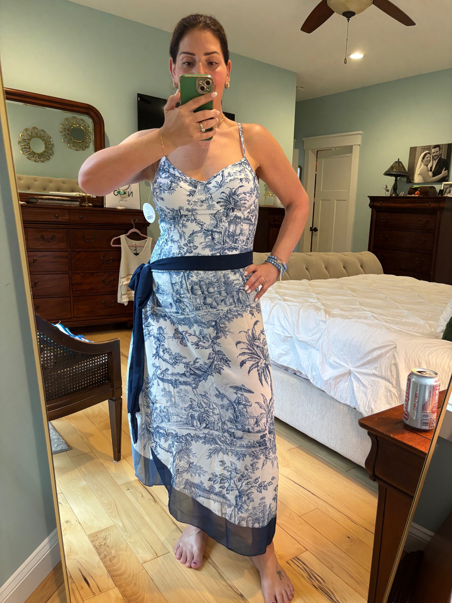 Toile Bustier One Piece (includes matching Sarong)