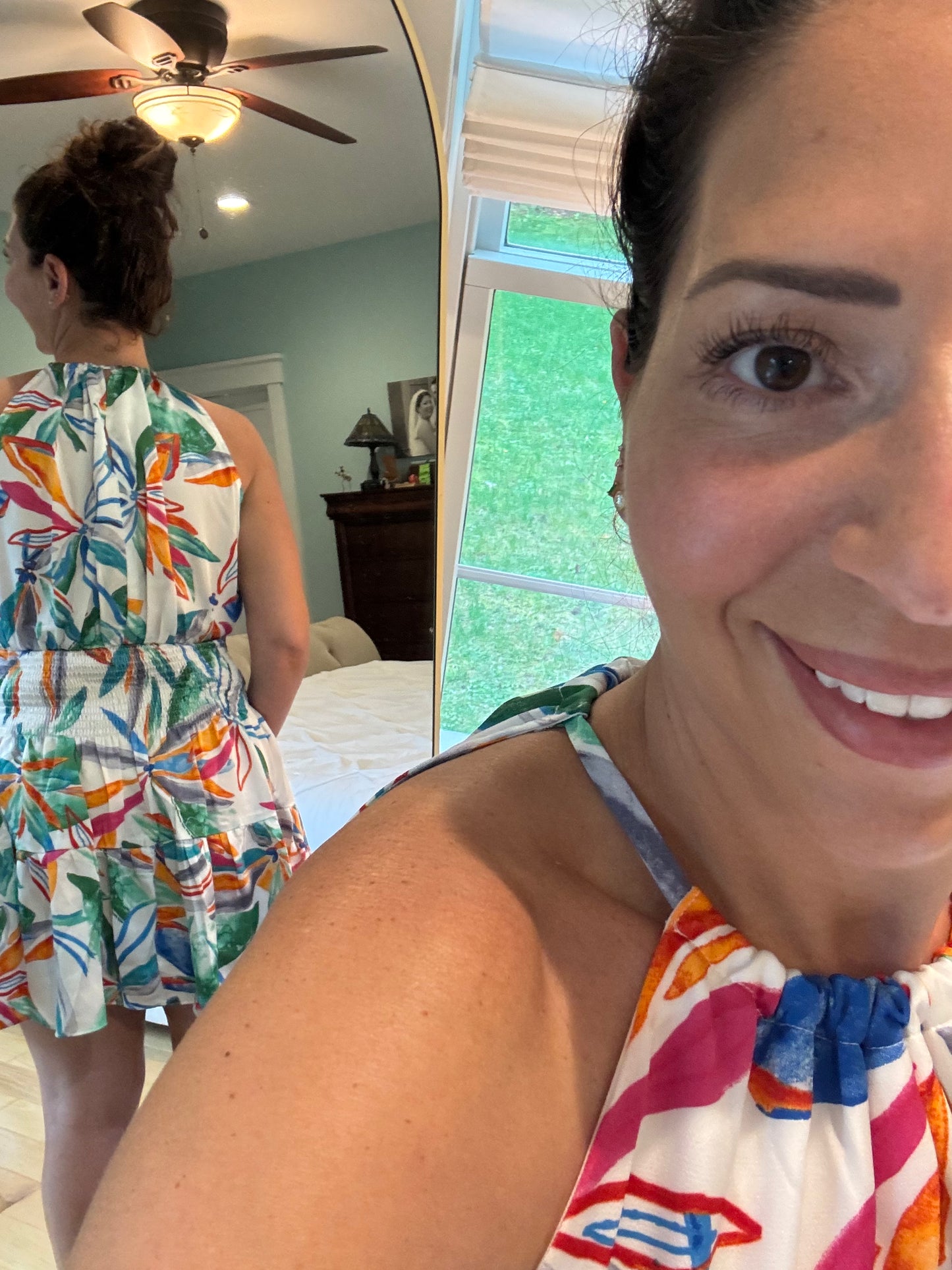 Tropical Smocked Dress