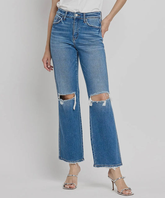 Flying Monkey Gladden Wide Leg Ankle Jeans