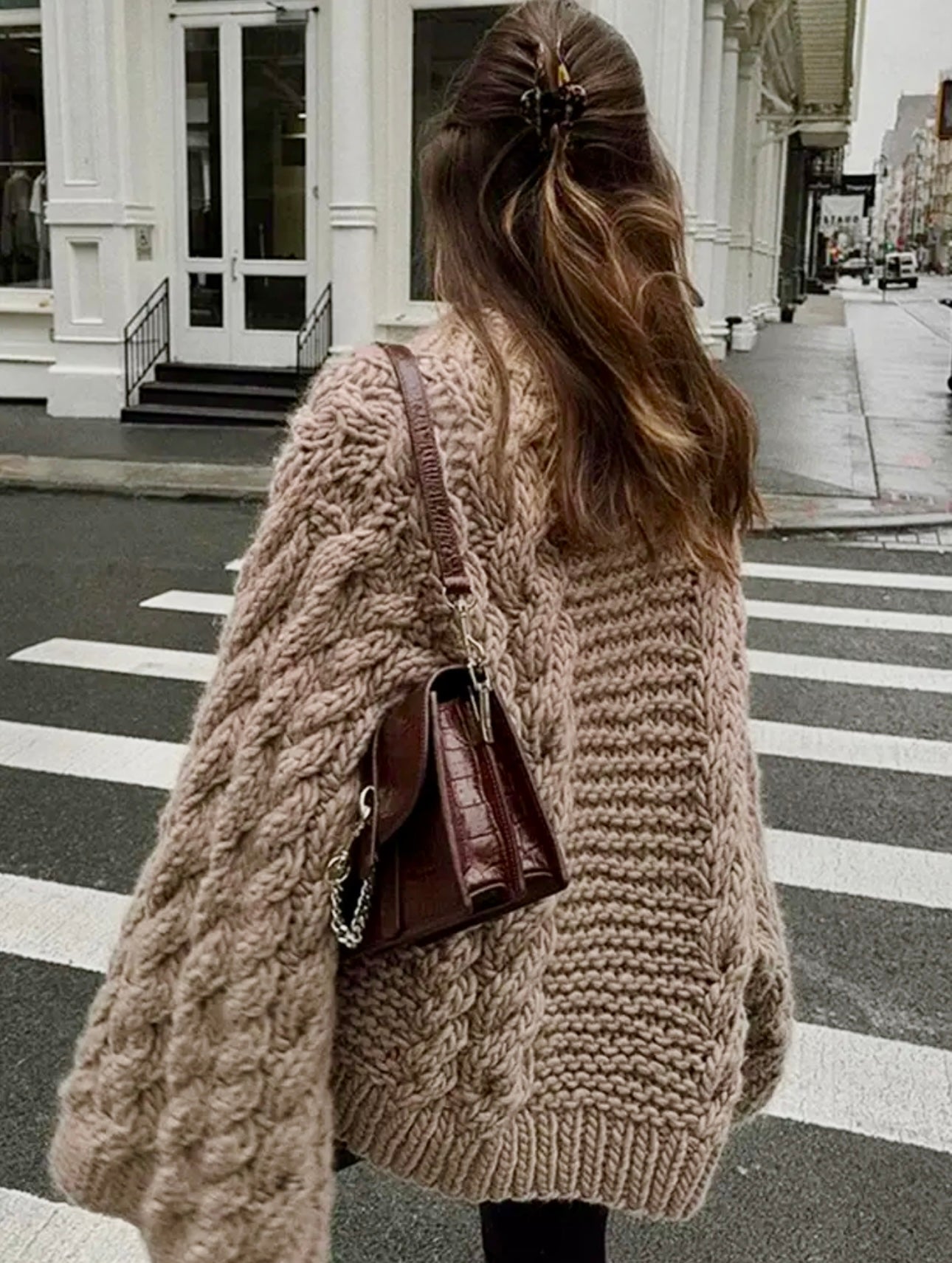 Chunky Cable Sweater