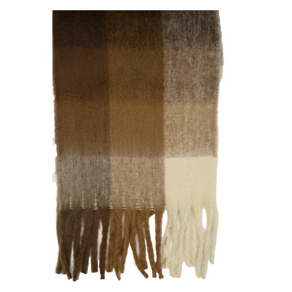 Oversized Checkered Scarf