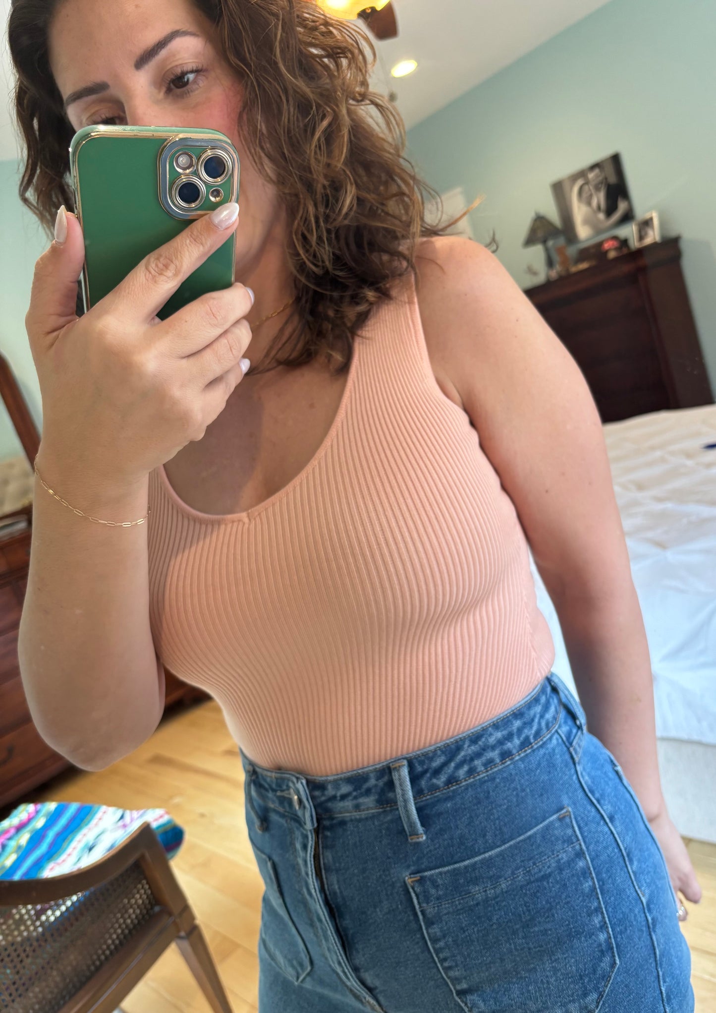 Ribbed Knit Bodysuit