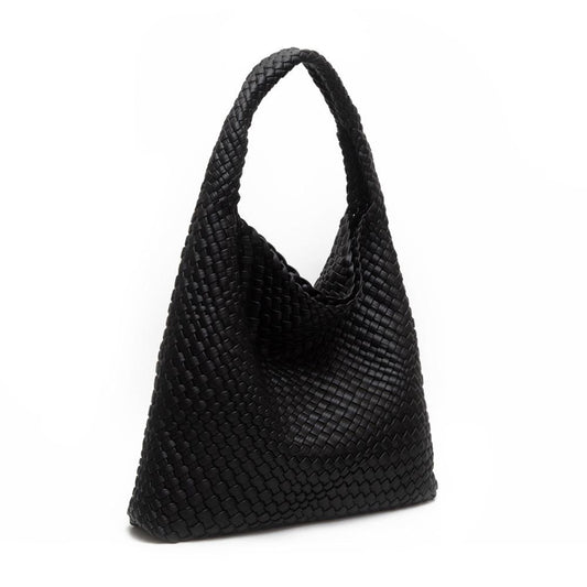 Woven Shoulder Tote