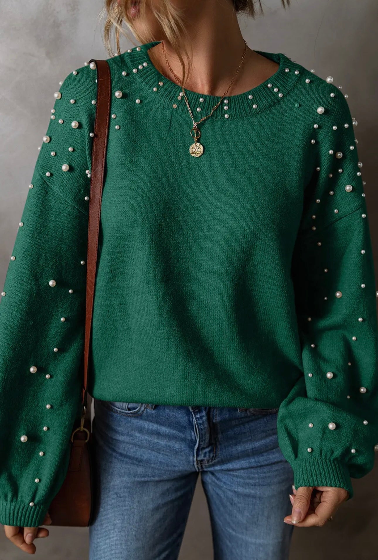 Studded with Pearls Sweater