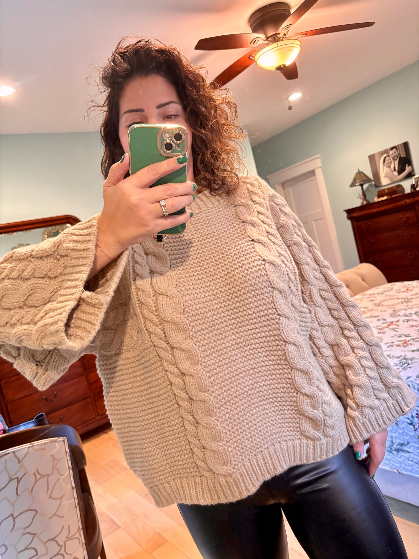 Chunky Cable Sweater