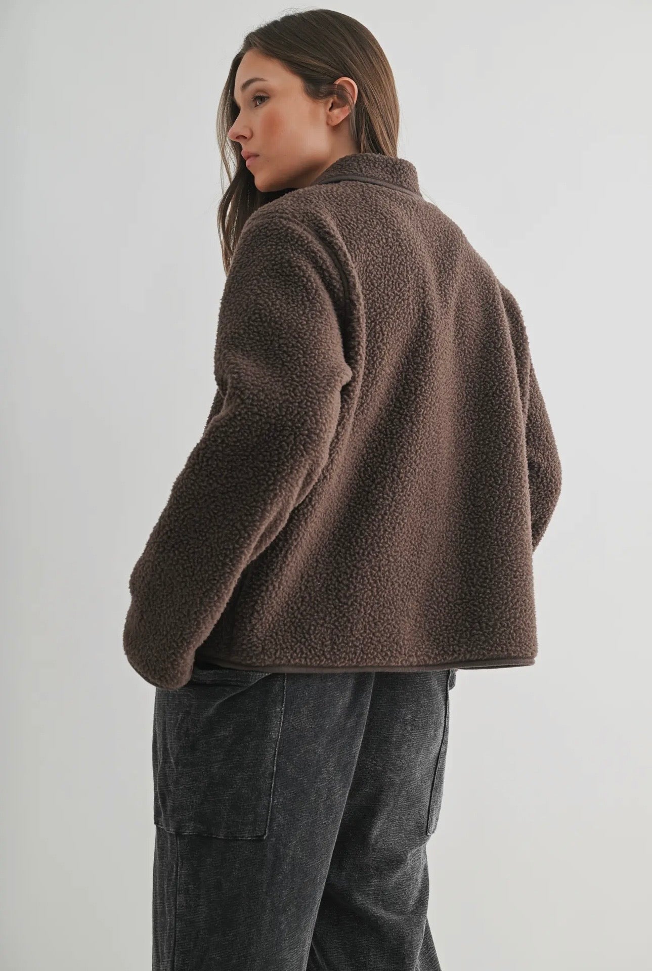 Chocolate Sherpa Fleece