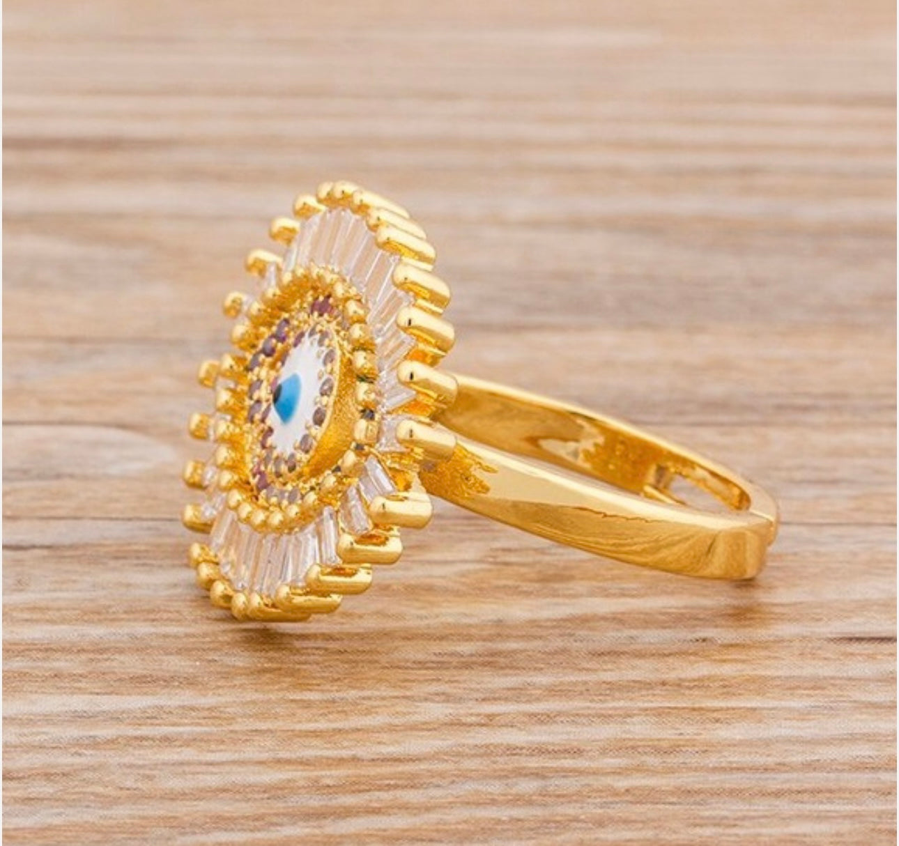 Evil Eye Cocktail Ring