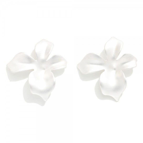 Matte Flower Earring