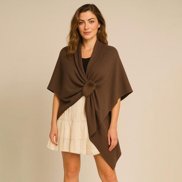 Wrap with Fur Strap
