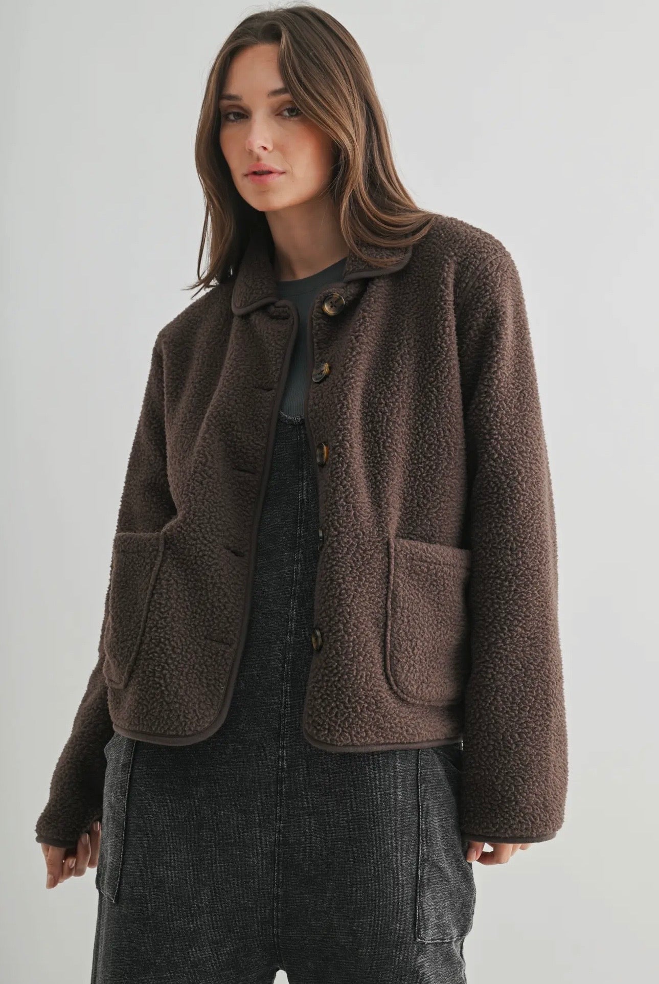 Chocolate Sherpa Fleece