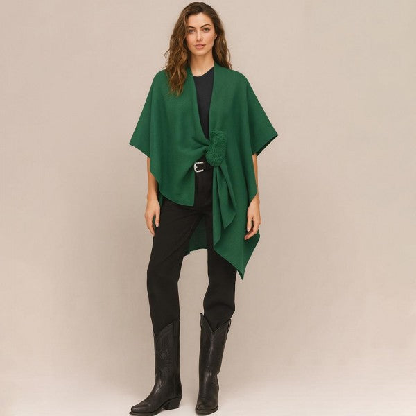 Wrap with Fur Strap