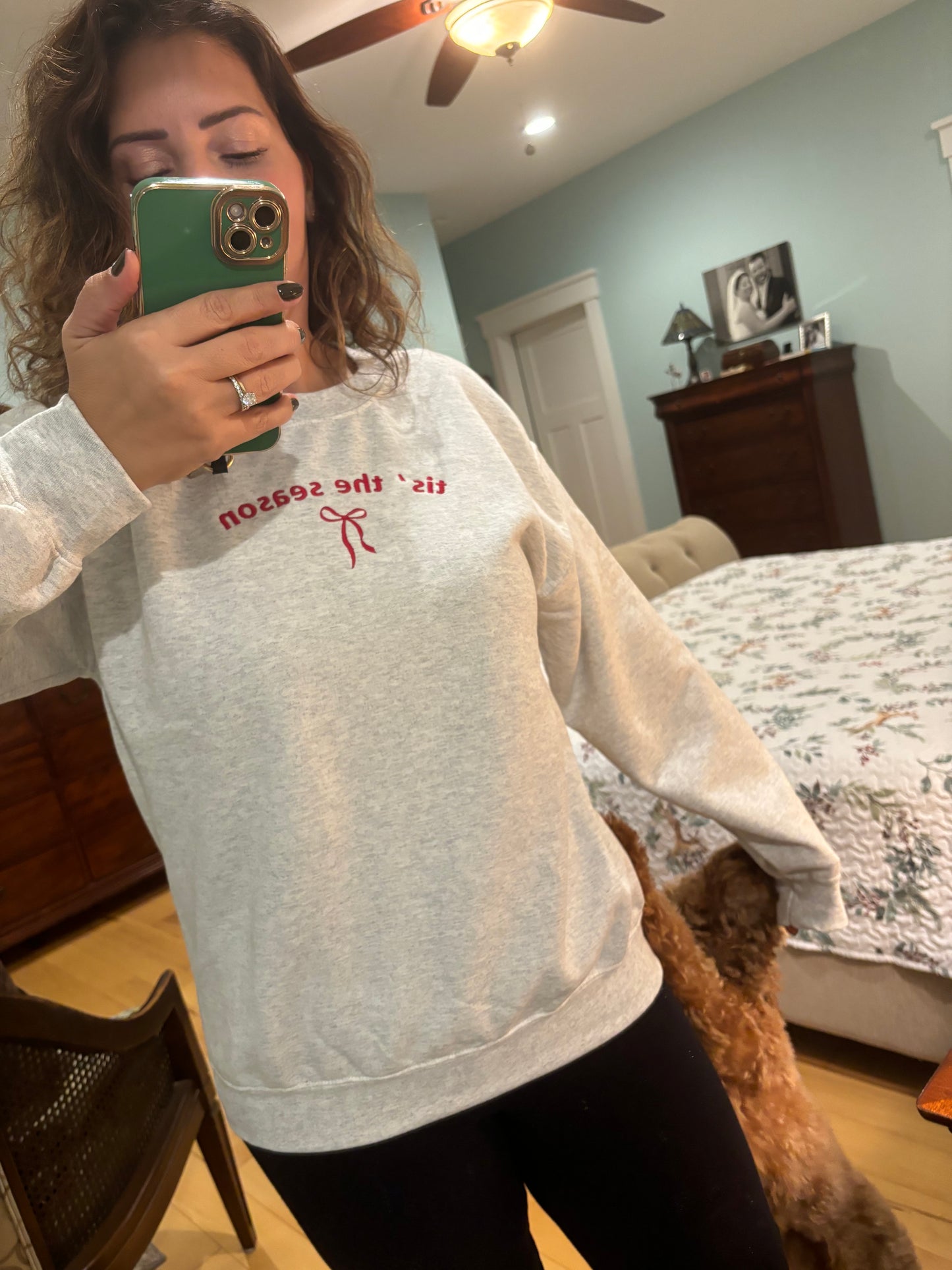 Tis’ the Season Embroidered Crewneck Sweatshirt