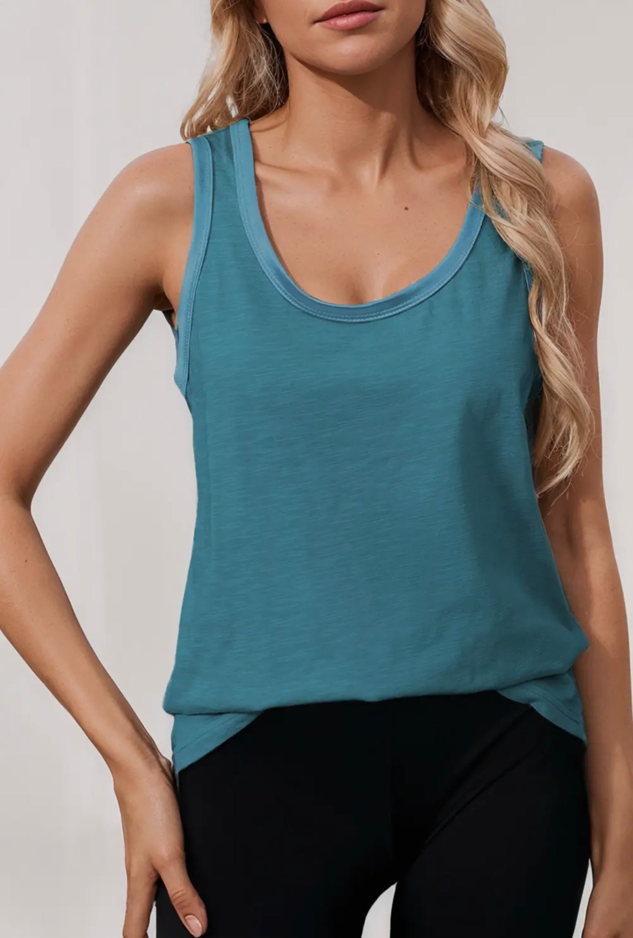 Everyday Satin Trim Tank