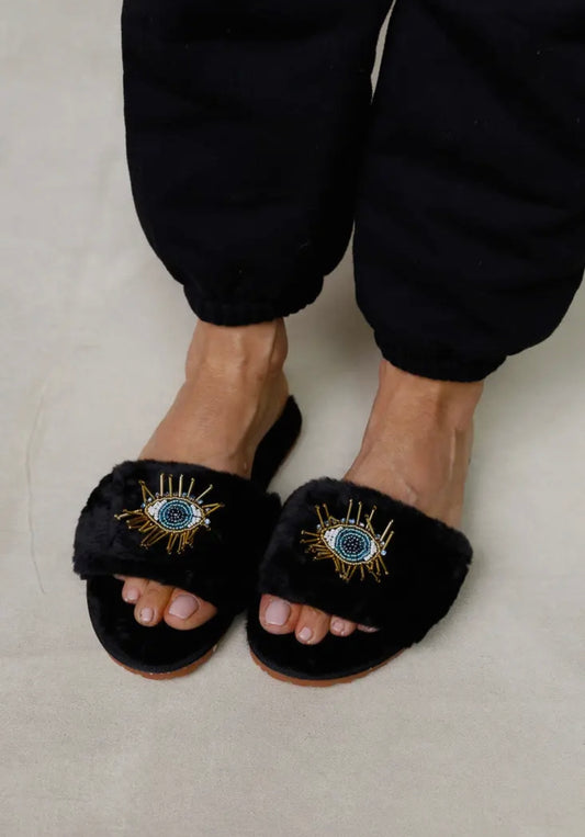 Evil Eye Slippers