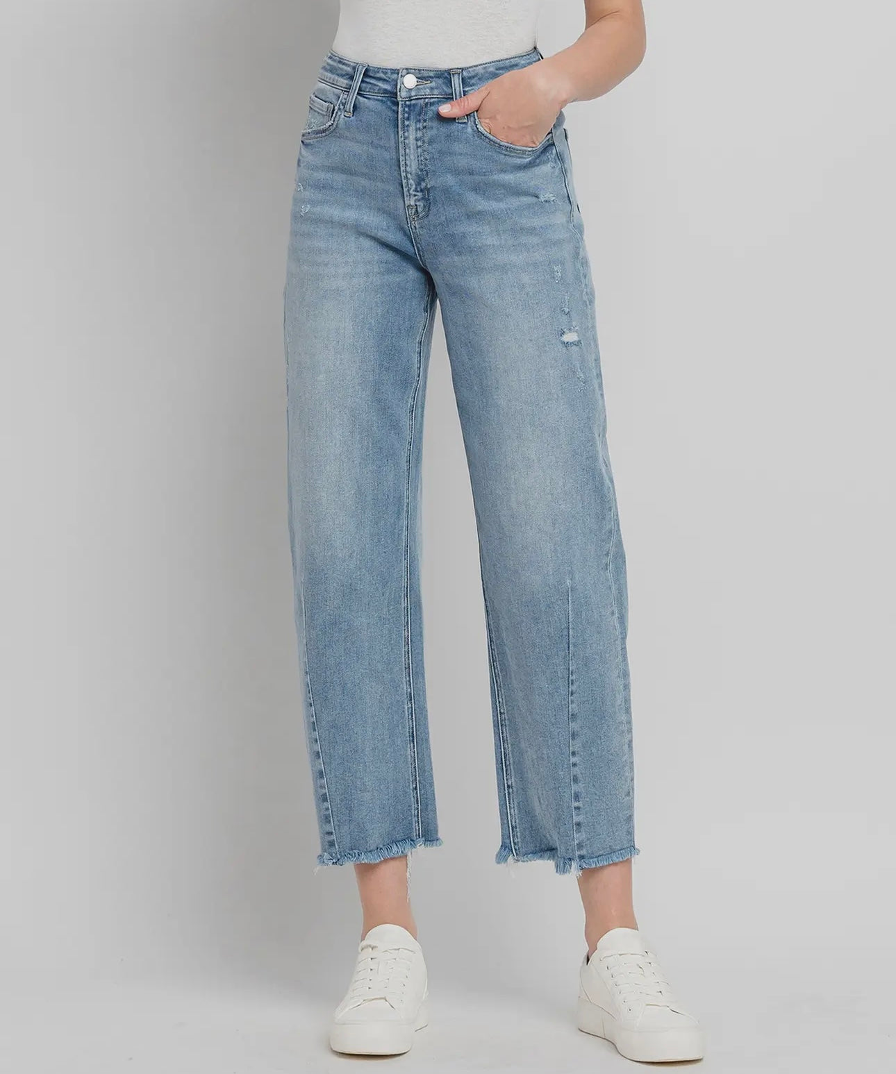 Flying Monkey Super High Rise Barrel Leg Jeans