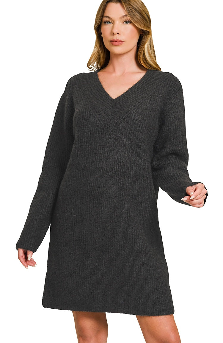 Festive Sweater Dress