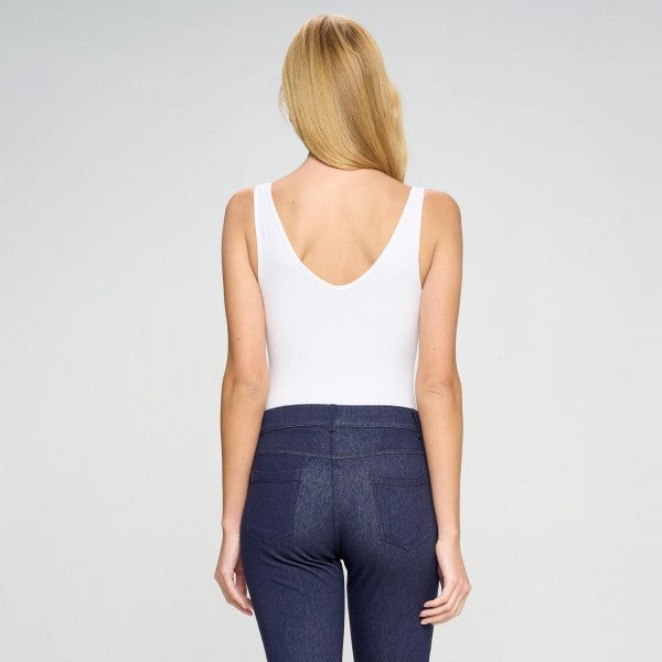 White Seamless Bodysuit